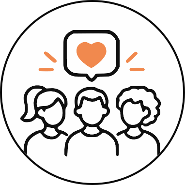 Community audience illustration